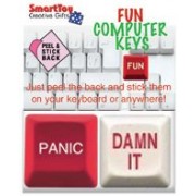 Fun Computer Keys (2 Pack) - Damn It Key, Panic Button